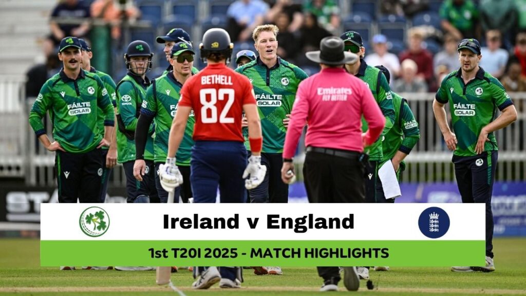 Cox’s Maiden T20I Fifty Secures England’s Six-Wicket Victory and Series Sweep Over Ireland